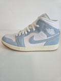 WMNS Air Jordan 1 Mid SE White Blue Sail (Size 8.5W) New w/ Box