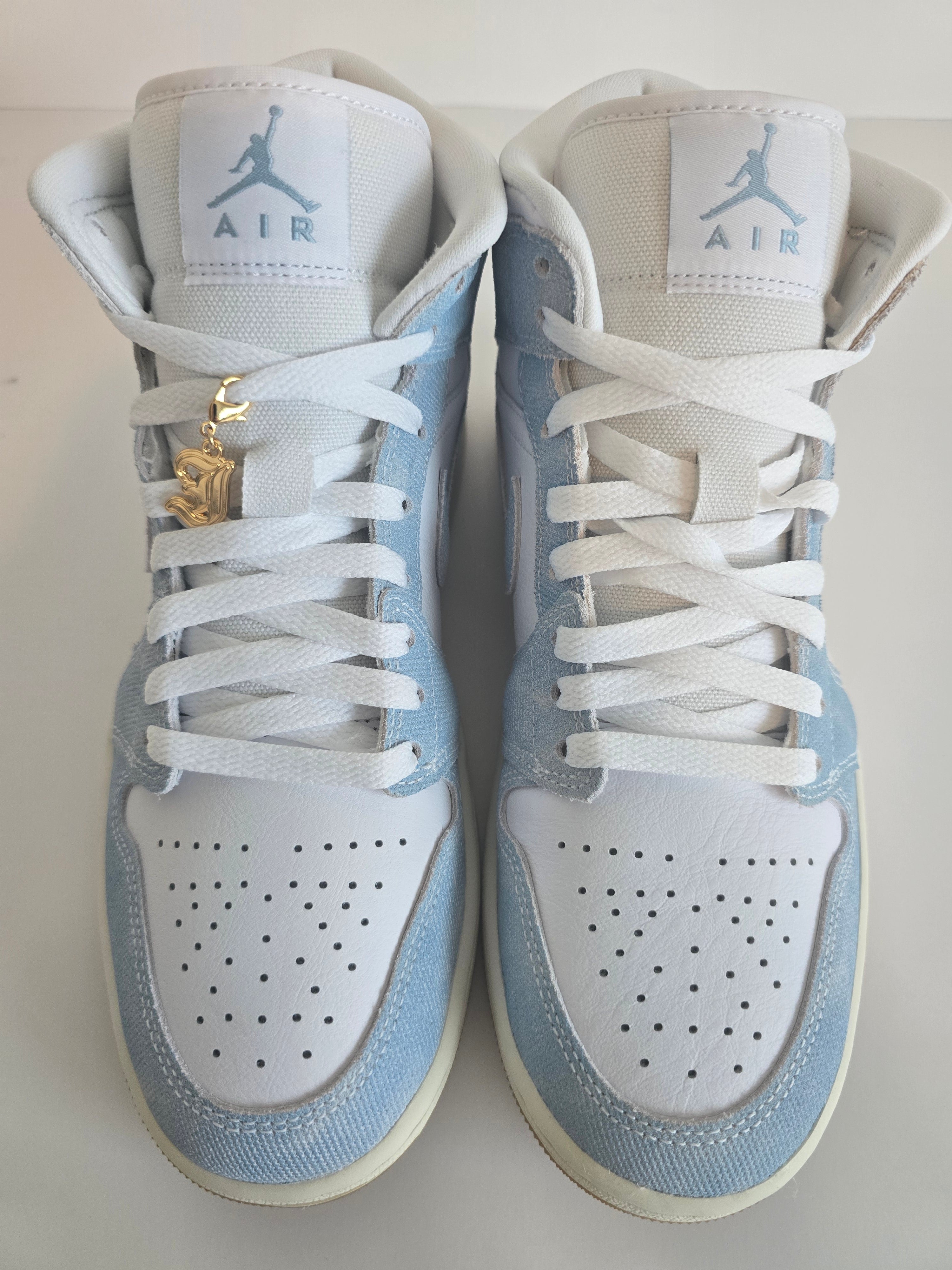 WMNS Air Jordan 1 Mid SE White Blue Sail (Size 8.5W) New w/ Box