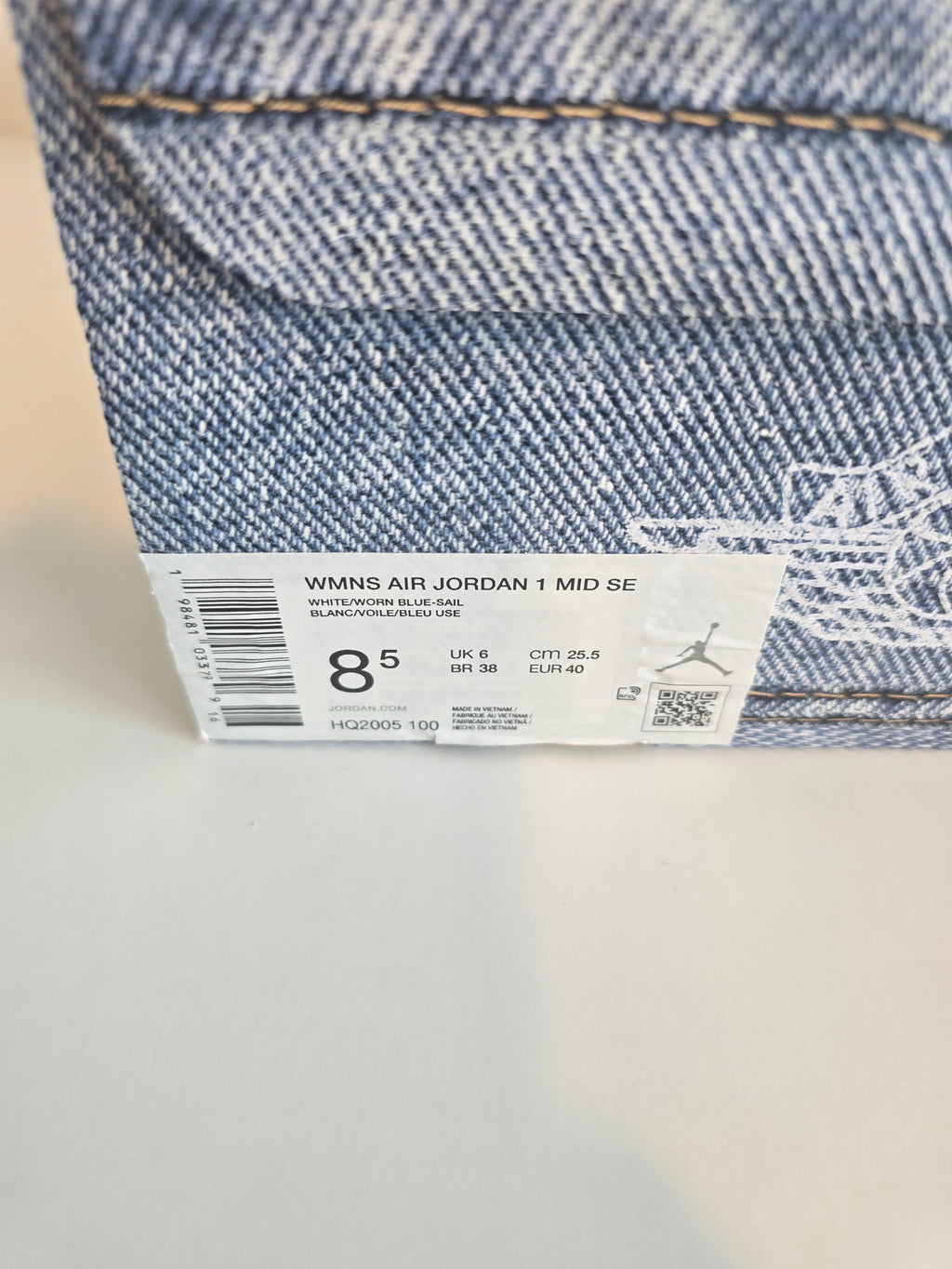 WMNS Air Jordan 1 Mid SE White Blue Sail (Size 8.5W) New w/ Box